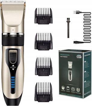 Micacorn Maszynka do włosów i brody LED USB 2500mAh Złota - inna (Inny)