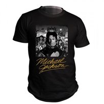 Michael Jackson: Cover Gold Signature Black, Skinny (S) 