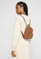 MICHAEL KORS plecak damski brązowy mały miejski wizytowy elegancki MICHAEL KORS
