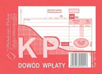 Michalczyk i Prokop, KP dowód wpłaty wielokopia A6 - MICHALCZYK I PROKOP