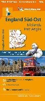 Michelin England Süd-Ost, Midlands, East Anglia. Straßen- und Tourismuskarte 1:400.000