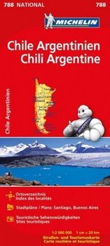Michelin Nationalkarte Chile Argentinien 1 : 2 000 000