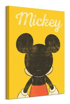 Mickey Mouse Back Distressed - obraz na płótnie - Pyramid Posters