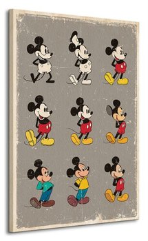 Mickey Mouse Evolution - Obraz na płótnie - Art Group