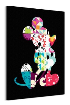 Mickey Mouse Patterns - obraz na płótnie - Pyramid Posters
