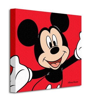 Mickey Mouse Red - obraz na płótnie - Art Group
