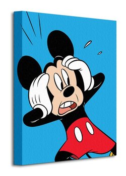 Mickey Mouse Shocked - obraz na płótnie - Art Group