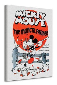 Mickey Mouse The Musical Farmer - obraz na płótnie - Art Group