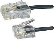 Microconnect Rj11-Rj45 Male/Male Czarny 3.0M Microconnect