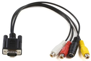 Microconnect Vga To S-Video 3X Rca 0,3M. - Microconnect