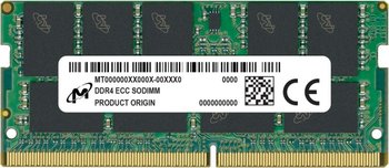 Micron SO-DIMM ECC DDR4 16GB 1Rx8 3200MHz PC4-25600 MTA9ASF2G72HZ-3G2R - Micron