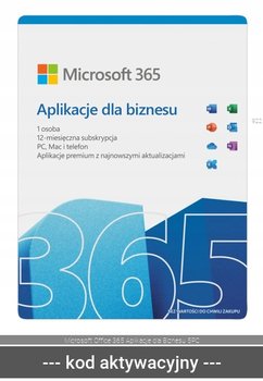 Microsoft Office 365 Aplikacje dla Biznesu 5PC - Microsoft