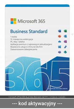 Microsoft Office 365 Business Standard dla firm ( Windows i MACoS ) - Microsoft
