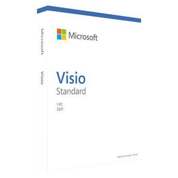 Microsoft Visio Std 2021 Windows D86-05954, bez nośników, angielski - Microsoft