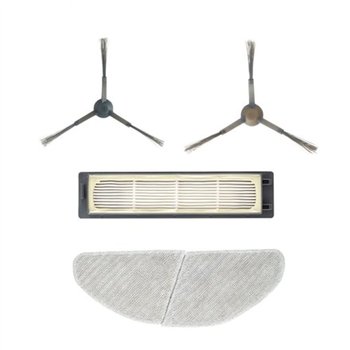 Midea S8+ Spare Parts Kit 1 1x HEPA, 1x Mopping Cloth, 1x Side Brush, Suitable for Robot Vacuum Cleaner S8+ - Midea