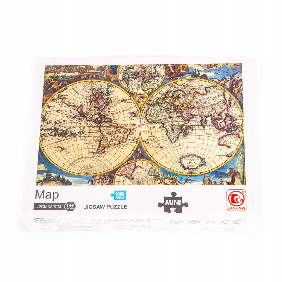 Фото - Пазли й мозаїки Midex, Puzzle, Mini Historyczna Mapa Świata , 1000 el.