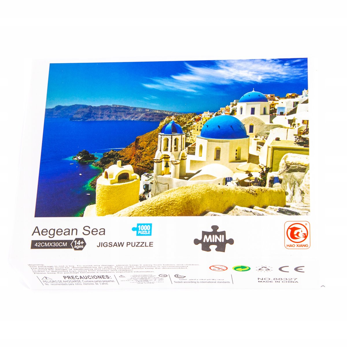 Фото - Пазли й мозаїки Midex, Puzzle, Mini Wyspa Santorini Grecja , 1000 el.