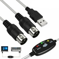 MIDI IN - MIDI OUT USB Adapter 5 DIN INTERFEJS Inny producent