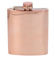 Miedź Połysk Piersiówka ze Stali Nierdzewnej 8 OZ ok. 240 ml Gentelo Inna marka