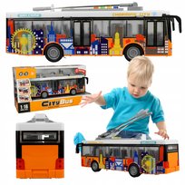 MIEJSKI AUTOBUS OTWIERANE DRZWI TROLEJBUS pantograf DŹWIĘKI ŚWIATŁA LED