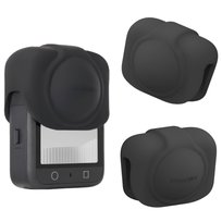 MIĘKKA SILIKONOWA OSŁONA OCHRONNA OBIEKTYWU DO KAMERY DJI OSMO 360 - CZARNA