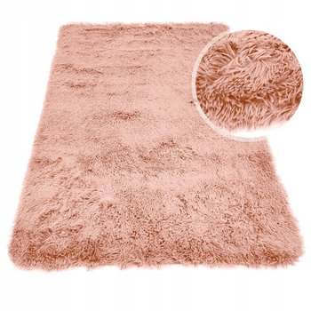 Miękki dywan pluszowy MEGAN 065x120 RÓŻOWY - Kontrast
