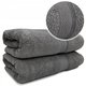 Miękki i gruby ręcznik bawełniany FROTTE  BERBERIS 70x140 C.SZARY - Kontrast