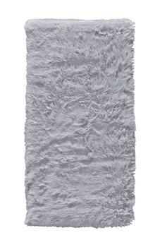 Miękki Pluszowy Dywan Shaggy Peau De Mouton 5 Silver 60X120 - Komfort