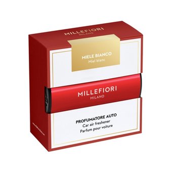 Miele Bianco - Millefiori Milano - zestaw prezentowy CAR ICON - nowość 2025 - Millefiori Milano