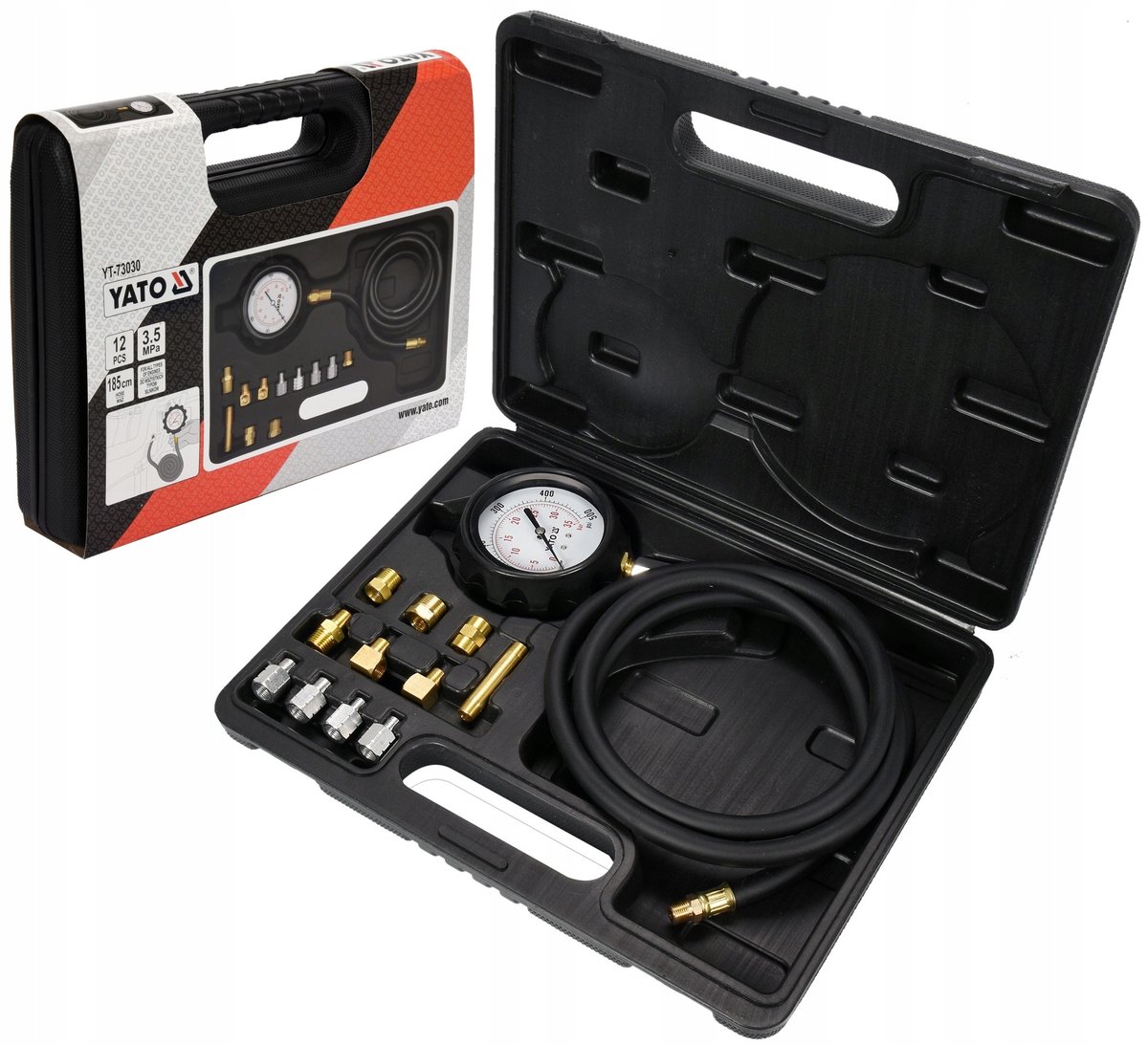 Miernik ciśnienia oleju YATO 0-500PSI