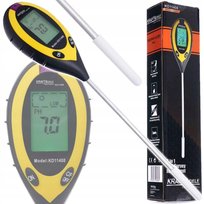 MIERNIK KWASOWOŚCI GLEBY PH ZIEMI TESTER OGRODNICZY 4w1