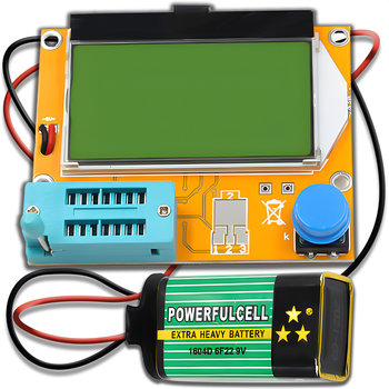 Miernik Tester Tranzystorów Rlc Lcr-T4 Cyfrowy Kondensatorów Npn Diód - Retoo