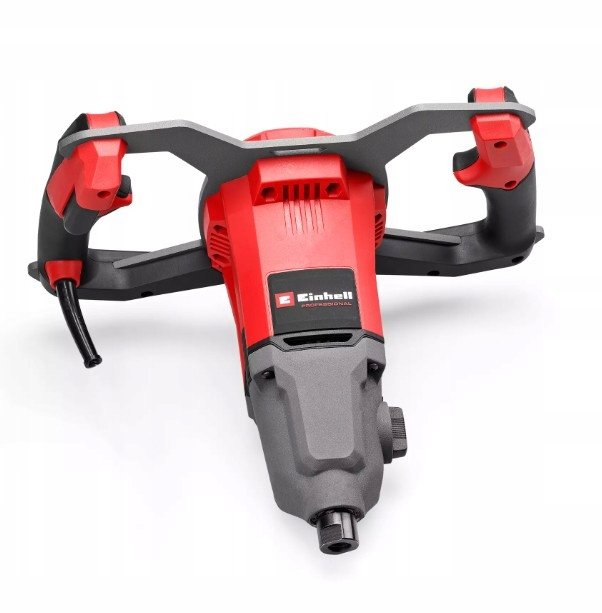 Einhell TP-MX 1700-2 CE mikser do farb i zapraw (1700 W, przyłącze M14, elektroniczna regulacja prędkości, 2-biegowa przekładnia, miękki start, w zestawie 1 x mieszadło Ø 120 mm) i 2 klucze nasadowe)