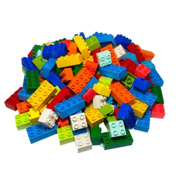 Mieszanka klocków LEGO® DUPLO® 2x2, 2x4 - 3437 3011 NOWOŚĆ! Ilość 100x - LEGO