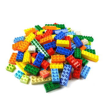 Mieszanka podstawowych klocków LEGO® DUPLO® 2x2,2x4,2x6,2x8 - NOWOŚĆ! Ilość 100x - LEGO