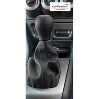 Mieszek na lewarek CZARNY czarna nić