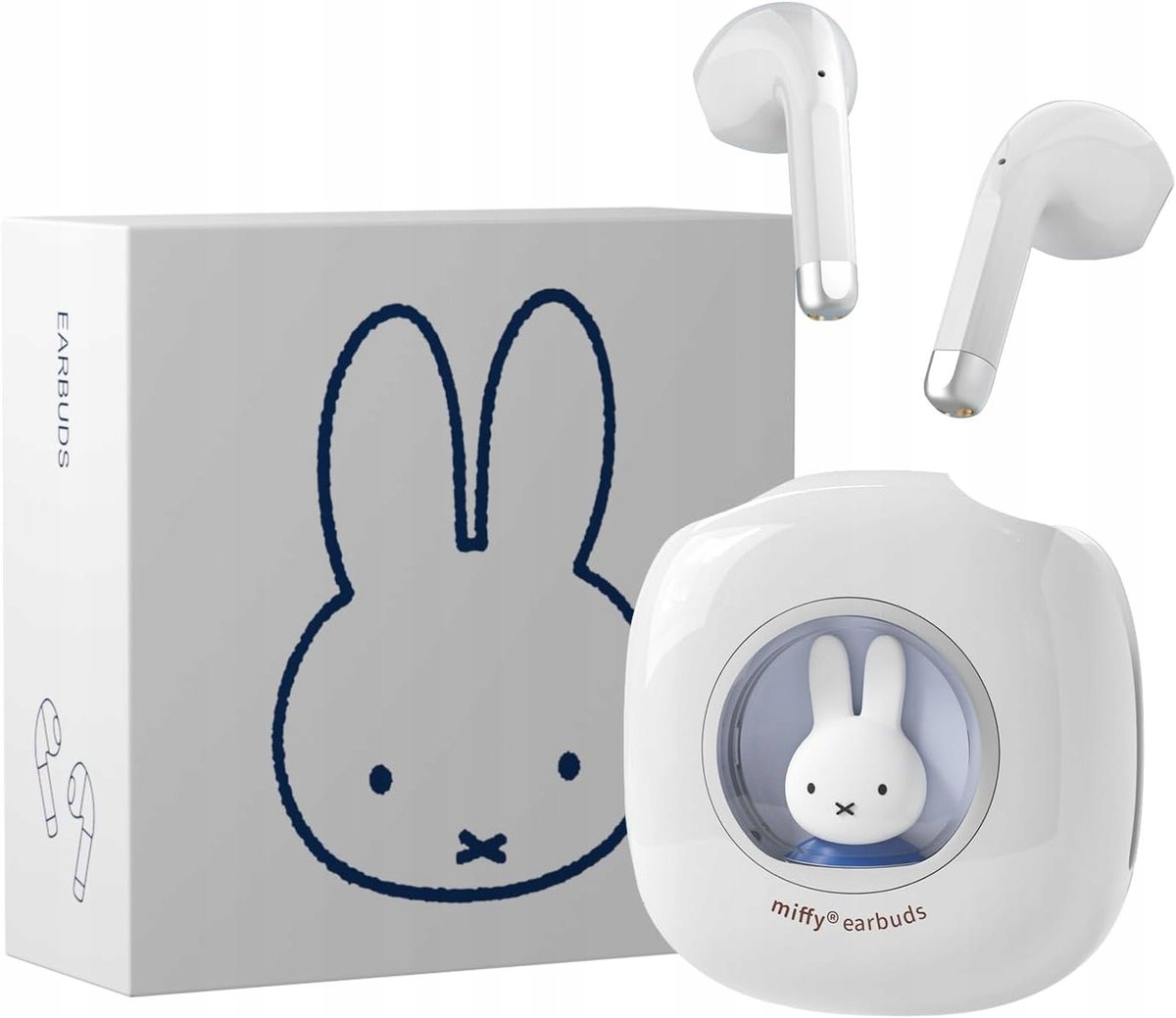 Miffy Bezprzewodowe Słuchawki Douszne Bluetooth IPX5 Dla Dzieci Niebieskie