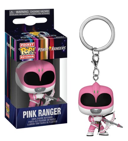 Mighty Morphin Power Ranger 30Th - Pocket Pop Keychains - Pink Ranger ...