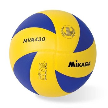 Mikasa, Piłka siatkowa, MVA 430, żółto-granatowa, rozmiar uniwersalny - Mikasa