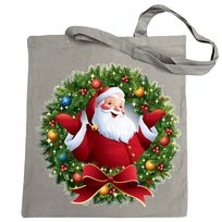 Mikołaj Świąteczny T-Shirt Torba Zakupowa