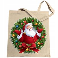 Mikołaj Świąteczny T-Shirt Torba Zakupowa