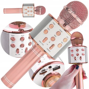 MIKROFON DLA DZIECI mikrofon KARAOKE mikrofon bezprzewodowy Z GŁOŚNIKIEM - Lewer