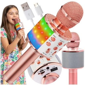 Mikrofon Dla Dzieci Mikrofon Karaoke Mikrofon Bezprzewodowy Z Głośnikiem - Lewer