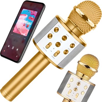 Mikrofon Karaoke Bezprzewodowy Bluetooth Głośnik - Retoo