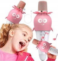 Mikrofon Karaoke Bezprzewodowy Dla Dzieci Marchewka Bluetooth Z Głośnikiem