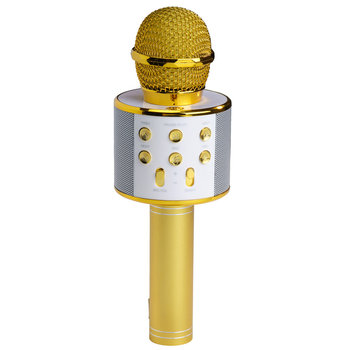 Mikrofon Karaoke z głośnikiem Denver Bluetooth złoty - Denver