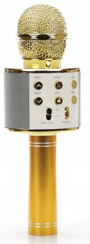 Mikrofon karaoke złoty - brak  danych