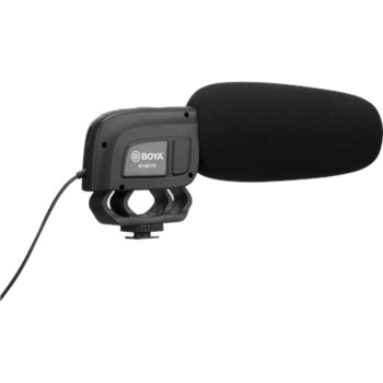 Mikrofon kardioidalny BOYA BY-M17R B / On-Camera Shotgun Microphone - BOYA