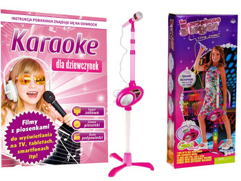 Mikrofon Na Statywie + Karaoke Dla Dziewczynek - Inna marka