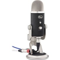 Mikrofon pojemnościowy Blue Yeti Professional USB & XLR Microphone Silver Blue